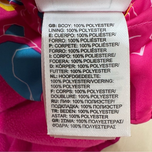 North Face Reversible Jacket Coat Baby Infant Girl's 0-3 Month Hood Pink - Picture 11 of 12